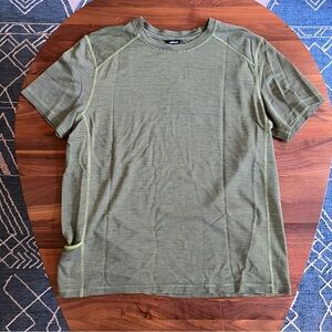 Allbirds Natural Run Tee, Merino blend, Green, Men's Large